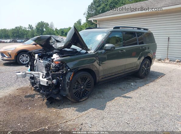 5NMP54G19TH090016 2026 HYUNDAI SANTA FE HYBRID Green წინა მარცხენა ხედი სამი მეოთხედიდან