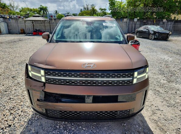 5NMP54GL0RH040812 2024 HYUNDAI SANTA Brown Front view