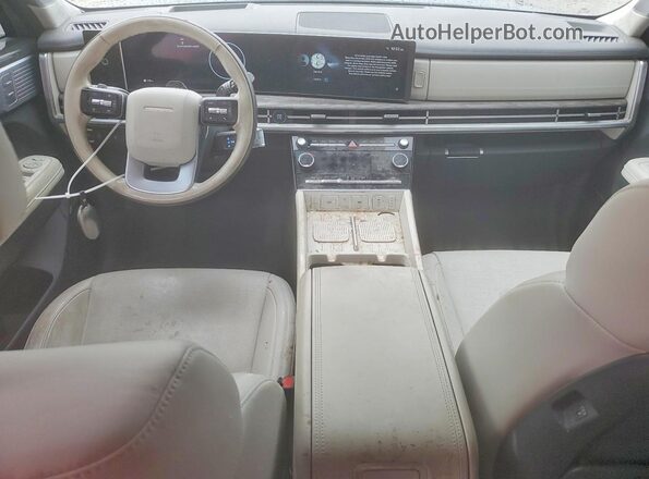5NMP54GL3RH039721 2024 HYUNDAI SANTA Silver Dashboard view