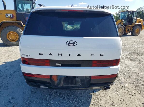 5NMP54GL4SH120992 2025 HYUNDAI SANTA White Հետևի տեսք