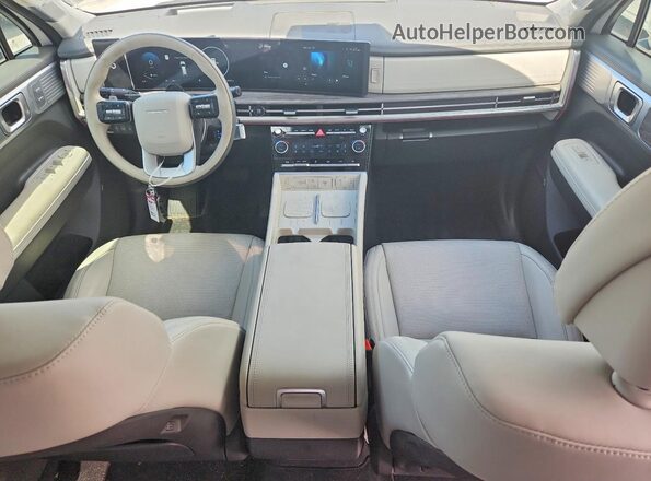5NMP54GL7RH064749 2024 HYUNDAI SANTA White Առջևի վահանակի տեսք