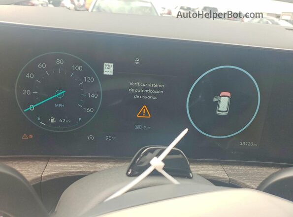 5NMP54GLXRH064759 2024 HYUNDAI SANTA Черный Вид щитка приборов