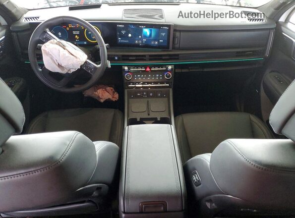 5NMP5DG12SH066896 2025 HYUNDAI SANTA White Առջևի վահանակի տեսք