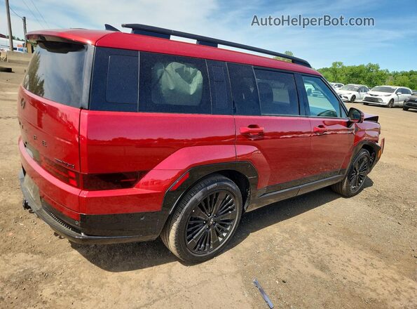 5NMP5DG16SH067873 2025 HYUNDAI SANTA Red უკანა მარჯვენა