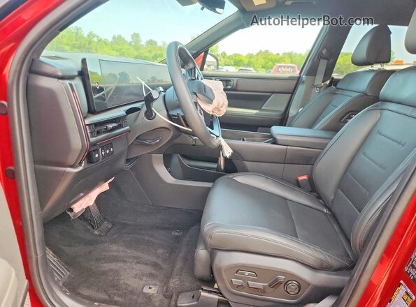 5NMP5DG16SH067873 2025 HYUNDAI SANTA Red წინა სალონის ხედი