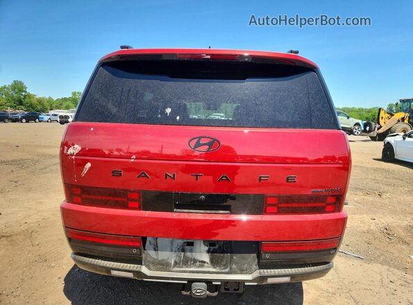 5NMP5DG16SH067873 2025 HYUNDAI SANTA Red უკანა ხედი