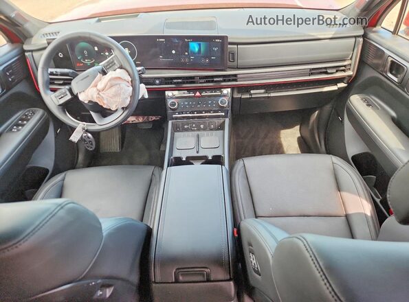 5NMP5DG16SH067873 2025 HYUNDAI SANTA Red წინა პანელის ხედი