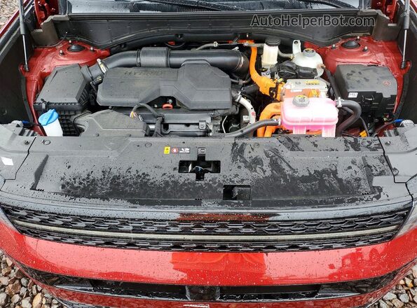 5NMP5DG17TH087843 2026 HYUNDAI SANTA Red Widok komory silnika