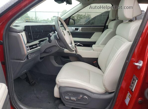 5NMP5DG17TH087843 2026 HYUNDAI SANTA Red Widok wnętrza z przodu