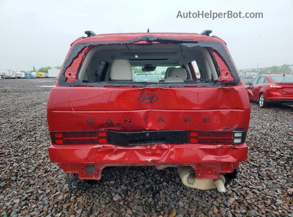 5NMP5DG17TH087843 2026 HYUNDAI SANTA Red Widok z tyłu