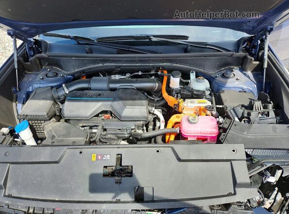 5NMP5DG18SH039444 2025 HYUNDAI SANTA Blue Engine compartment view