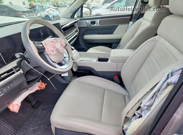 5NMP5DGL3SH125858 2025 HYUNDAI SANTA Серебряный Вид салона спереди