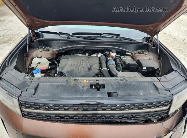 5NMP5DGL5RH017333 2024 HYUNDAI SANTA Brown Engine compartment view