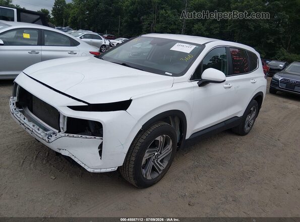5NMS14AJ0PH653572 2023 HYUNDAI SANTA FE White წინა მარცხენა ხედი სამი მეოთხედიდან