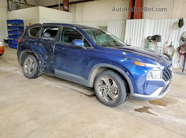 5NMS14AJ1MH295166 2021 HYUNDAI SANTA Синий Передняя правая четверть