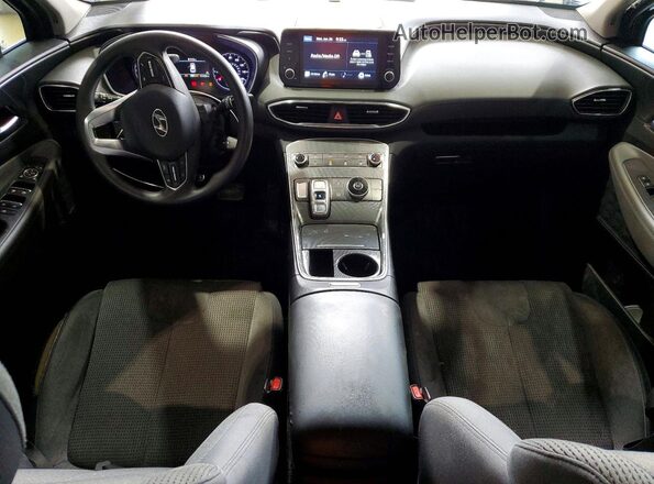 5NMS14AJ1MH295166 2021 HYUNDAI SANTA Синий Вид панели приборов