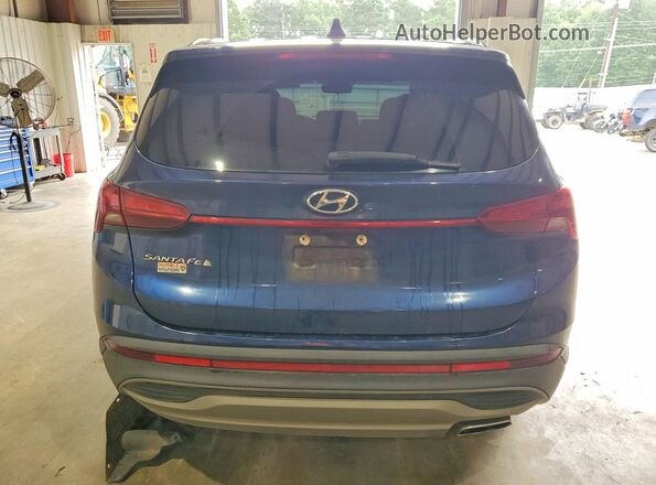 5NMS14AJ1MH295166 2021 HYUNDAI SANTA Синий Вид сзади