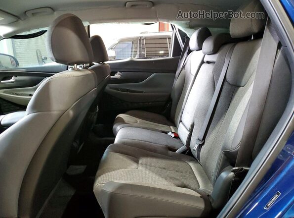 5NMS14AJ1MH295166 2021 HYUNDAI SANTA Синий Вид задней части салона