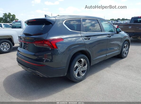 5NMS14AJ2MH354872 2021 HYUNDAI SANTA FE Gray Задня права чверть