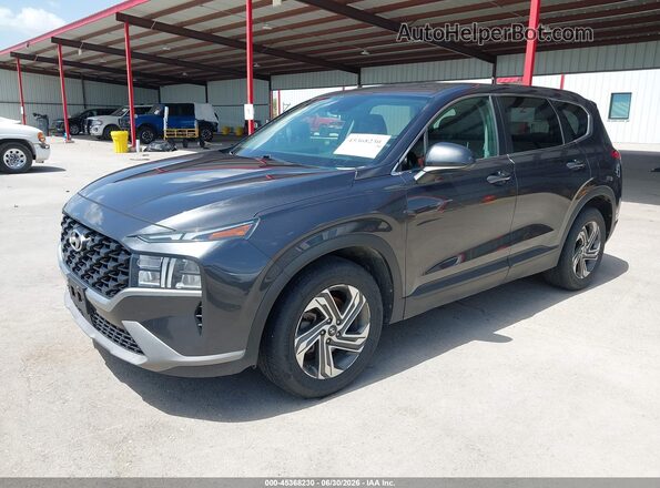5NMS14AJ2MH354872 2021 HYUNDAI SANTA FE Gray Передня ліва чверть