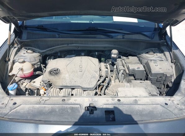 5NMS14AJ2MH354872 2021 HYUNDAI SANTA FE Gray Вид ззаду