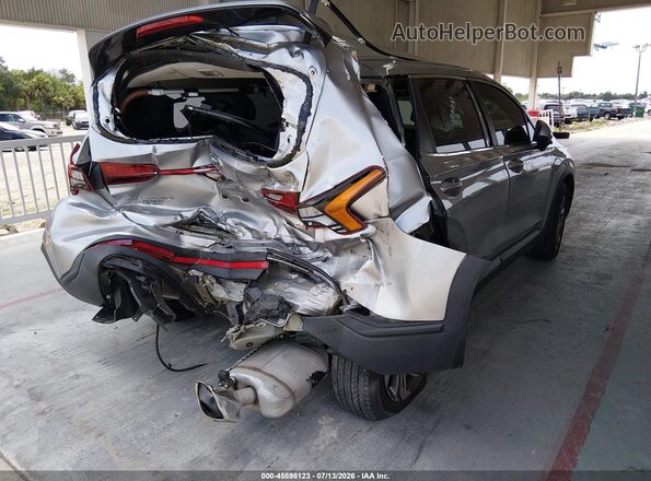 5NMS14AJ5MH359967 2021 HYUNDAI SANTA FE Silver Задня права чверть