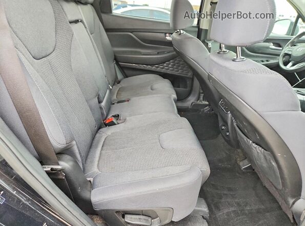 5NMS14AJ7MH333354 2021 HYUNDAI SANTA Black Rear seats view