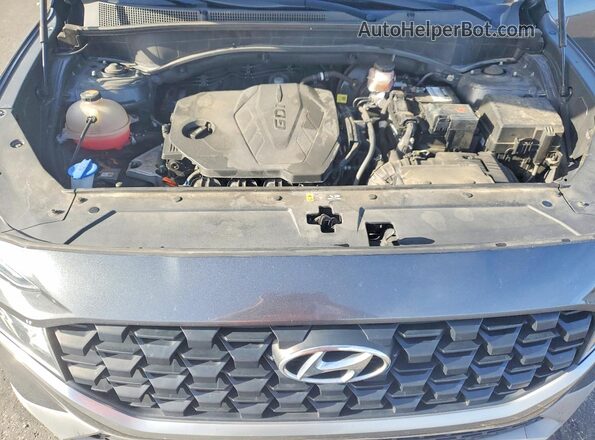 5NMS14AJ7NH408992 2022 HYUNDAI SANTA Gray Vista interior trasera