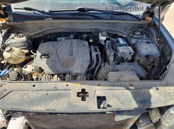 5NMS14AJ9MH322999 2021 HYUNDAI SANTA Gray Սալոնի հետևի տեսք