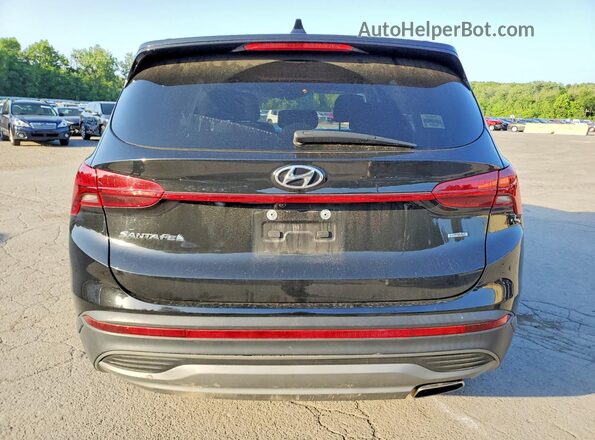 5NMS1DAJ0MH317030 2021 HYUNDAI SANTA Black Հետևի տեսք