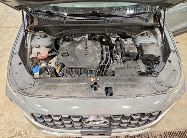 5NMS1DAJ1MH352434 2021 HYUNDAI SANTA Серый Вид подкапотного пространства