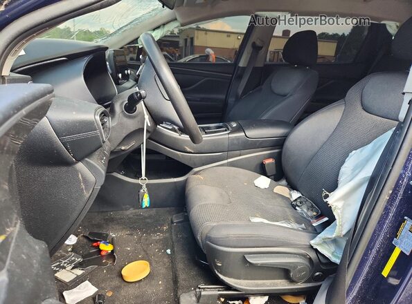 5NMS1DAJ1NH451319 2022 HYUNDAI SANTA Blue Սալոնի դիմացի տեսք