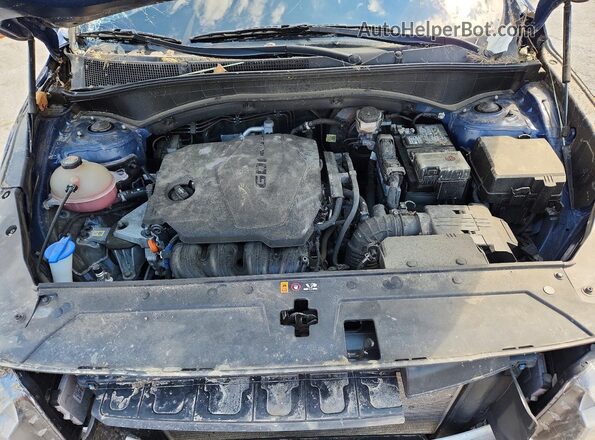 5NMS1DAJ1NH451319 2022 HYUNDAI SANTA Blue Շարժիչի բաժամունքի տեսք