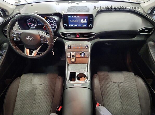 5NMS1DAJ1PH578123 2023 HYUNDAI SANTA White Dashboard view