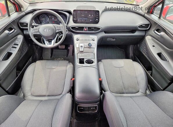 5NMS1DAJ1PH596542 2023 HYUNDAI SANTA Красный Вид панели приборов
