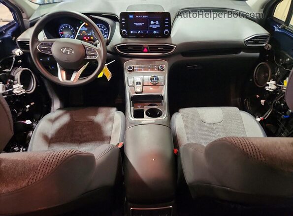 5NMS1DAJ2MH362020 2021 HYUNDAI SANTA Blue Առջևի վահանակի տեսք