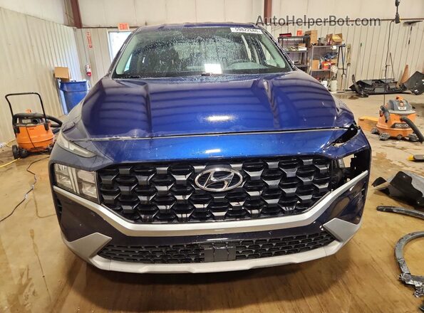 5NMS1DAJ2MH362020 2021 HYUNDAI SANTA Blue Դիմացի տեսք