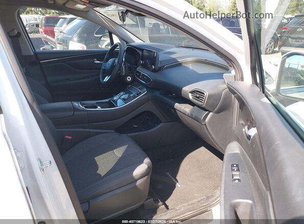 5NMS1DAJ4MH370586 2021 HYUNDAI SANTA FE White Widok wnętrza z przodu
