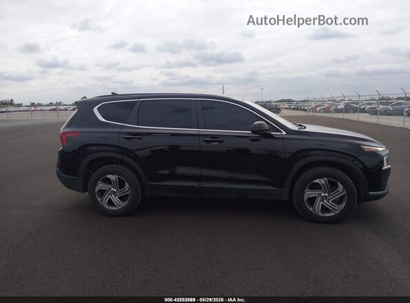 5NMS1DAJ6MH346628 2021 HYUNDAI SANTA FE Black Vista interior trasera