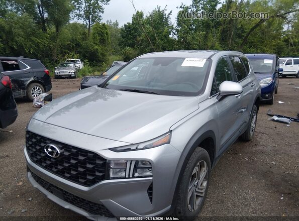 5NMS1DAJ6PH613805 2023 HYUNDAI SANTA FE Серебряный Передняя левая четверть