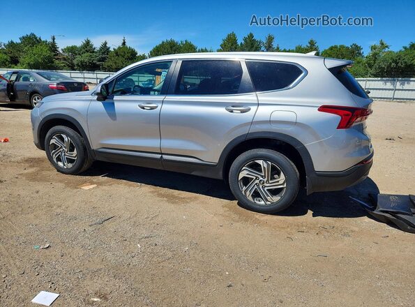 5NMS1DAJ8MH356741 2021 HYUNDAI SANTA Silver Trasero izquierdo