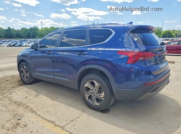 5NMS1DAJXMH329072 2021 HYUNDAI SANTA Blue Հետևի ձախ