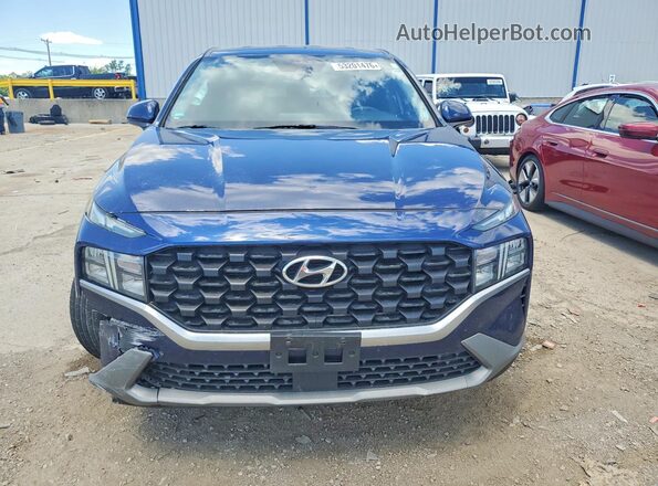 5NMS1DAJXMH329072 2021 HYUNDAI SANTA Blue Դիմացի տեսք