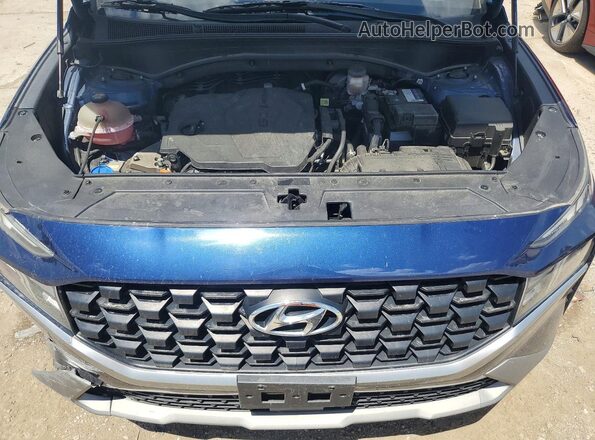 5NMS1DAJXMH329072 2021 HYUNDAI SANTA Blue Շարժիչի բաժամունքի տեսք