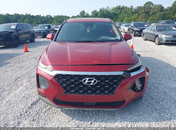 5NMS23AD0KH011864 2019 HYUNDAI SANTA FE Red Widok deski rozdzielczej