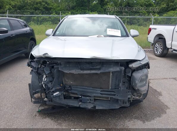 5NMS23AD0KH017261 2019 HYUNDAI SANTA FE Silver წინა ხედი