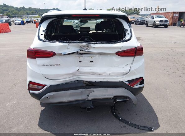 5NMS23AD0KH018782 2019 HYUNDAI SANTA FE White Widok z przodu