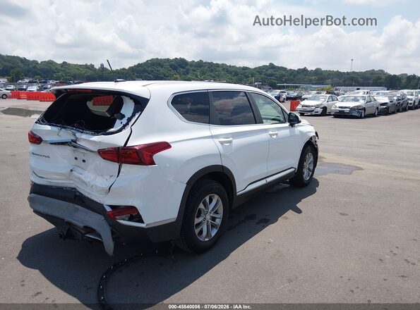 5NMS23AD0KH018782 2019 HYUNDAI SANTA FE White Tył prawy