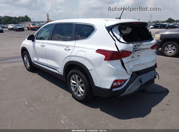 5NMS23AD0KH018782 2019 HYUNDAI SANTA FE White Tył lewy