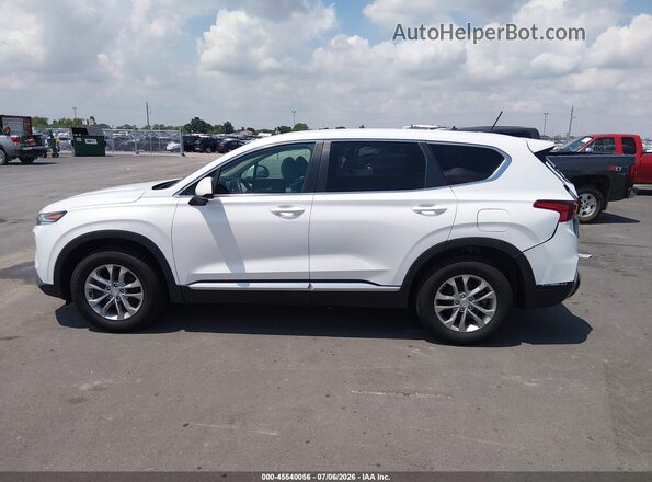 5NMS23AD0KH018782 2019 HYUNDAI SANTA FE White Widok wnętrza 360 stopni